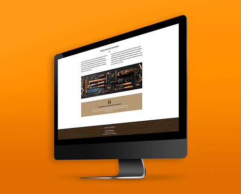 Website-Gestaltung für "Wood Construction Krohn"