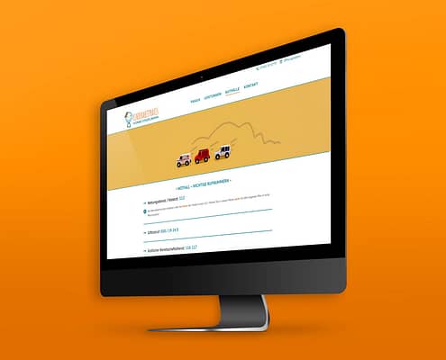 Entwurf & Design einer Webseite für Ärztin "Stadelmann"