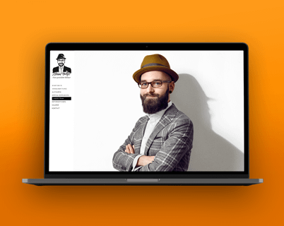 Website-Gestaltung "Heckert" in schlichtem Stil