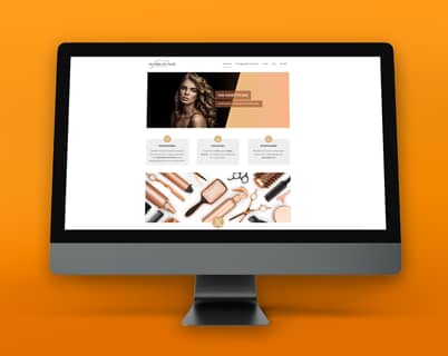 Webportal Entwicklung für “Hairlounge Kourie”