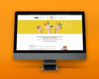 Webentwicklung für einen "Kinderarzt"