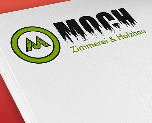 Zimmerei Moch - Logodesign von Letus