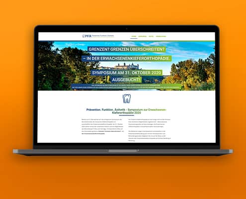 Website-Gestaltung "PFÄ" im Responsive Design